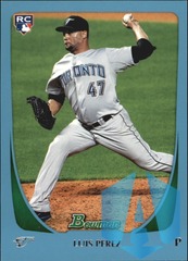 2011 Bowman Draft Blue #69 Luis Perez 280/499 BLUE JAYS